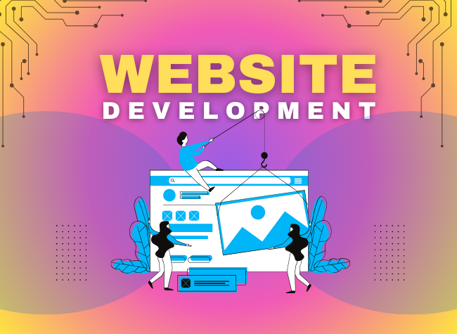 LABABULAB Blue and Yellow Minimalist Website Development Service